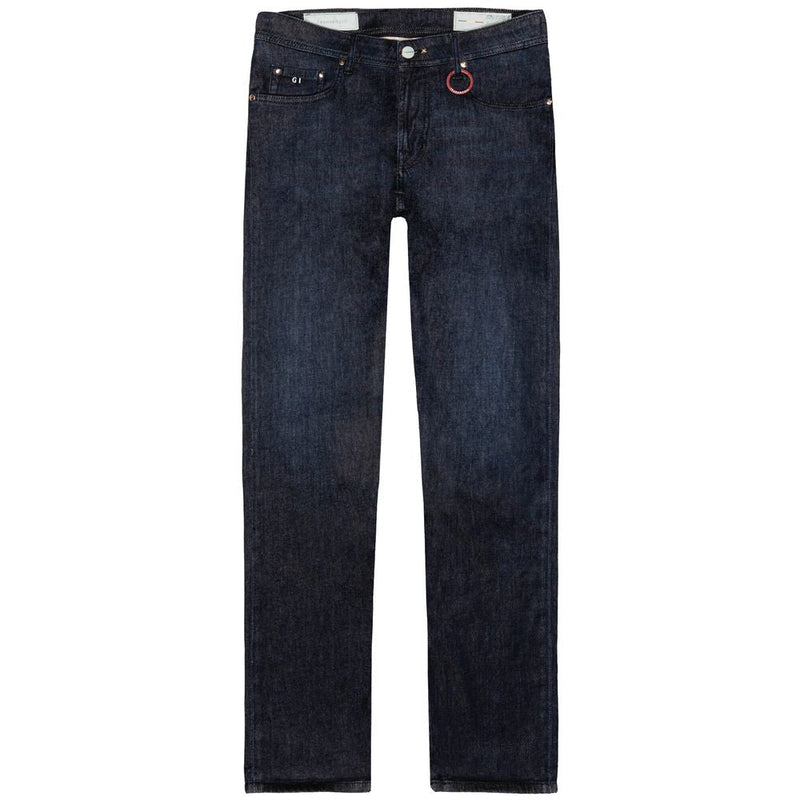 Blue Cotton Jeans & Pant Tramarossa