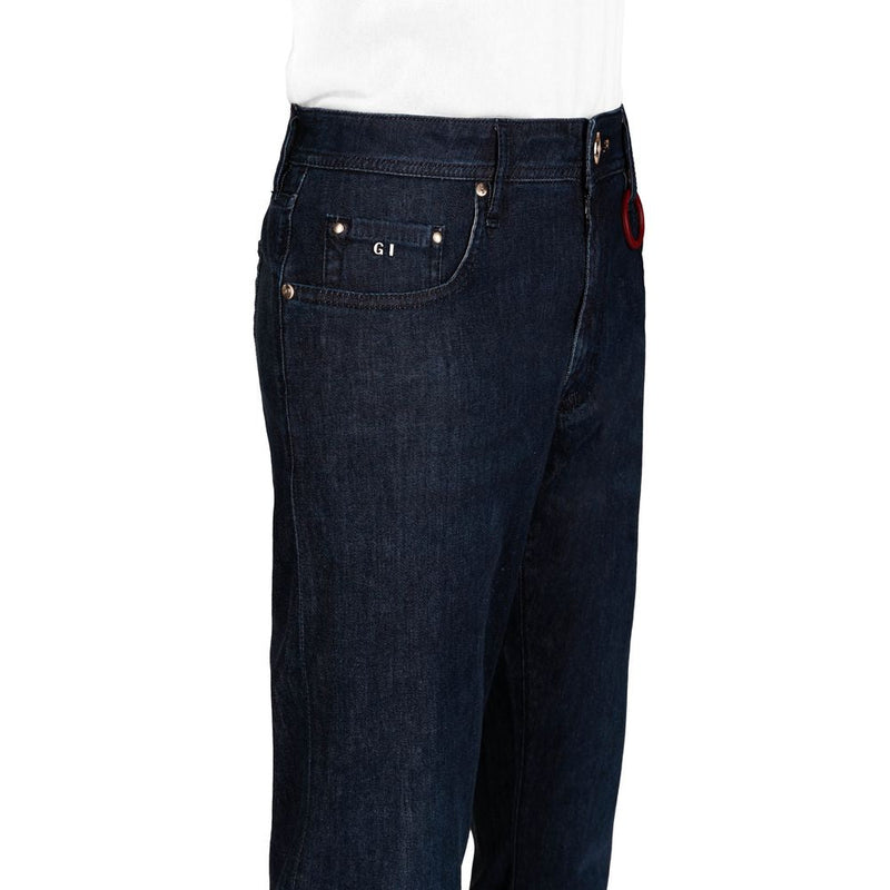 Blue Cotton Jeans & Pant Tramarossa