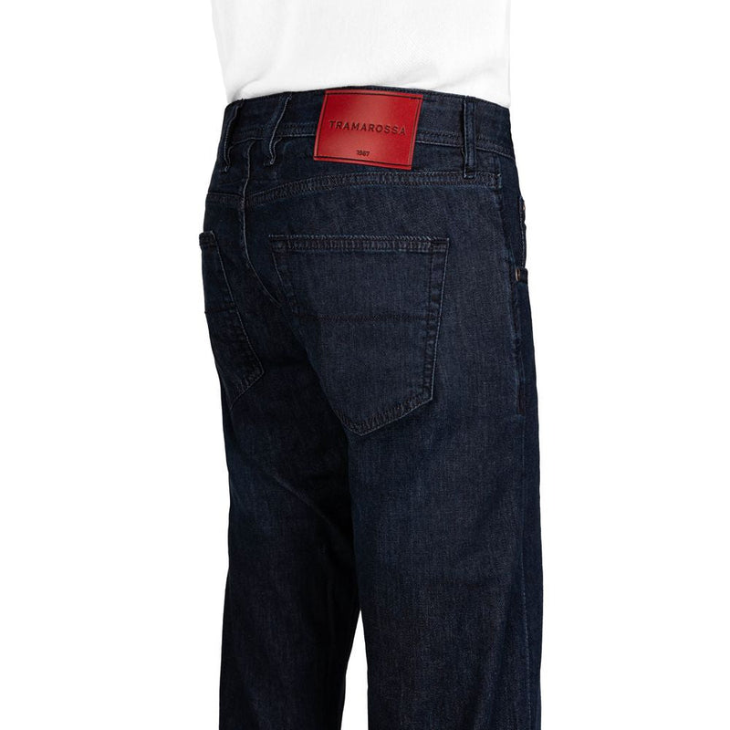 Blue Cotton Jeans & Pant Tramarossa