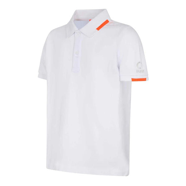 White Cotton Polo Shirt Suns