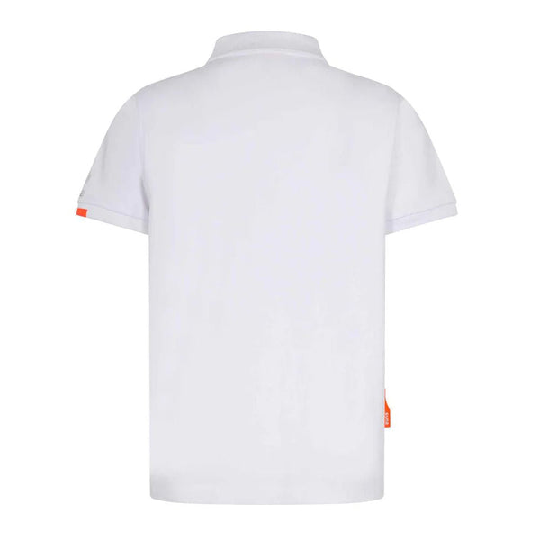 White Cotton Polo Shirt Suns