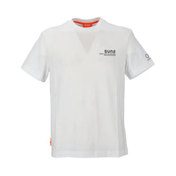White Cotton T-Shirt Suns