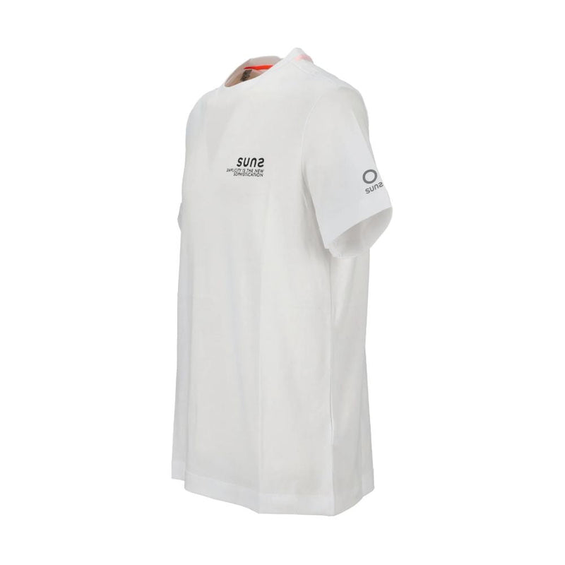 White Cotton T-Shirt Suns