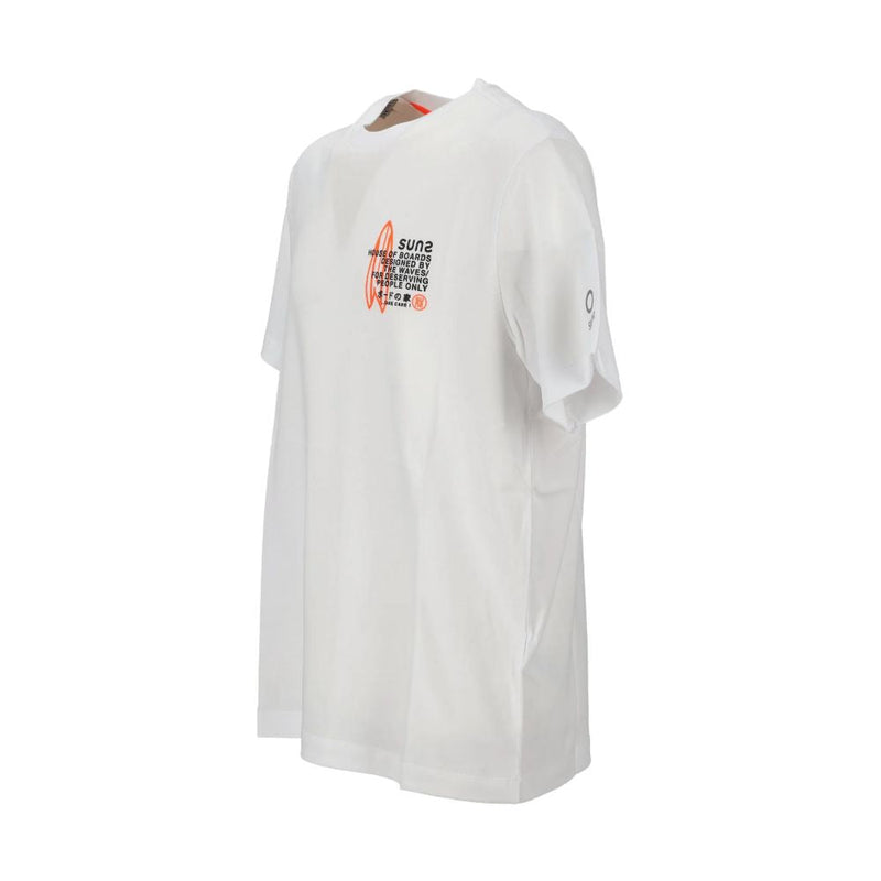 White Cotton T-Shirt Suns