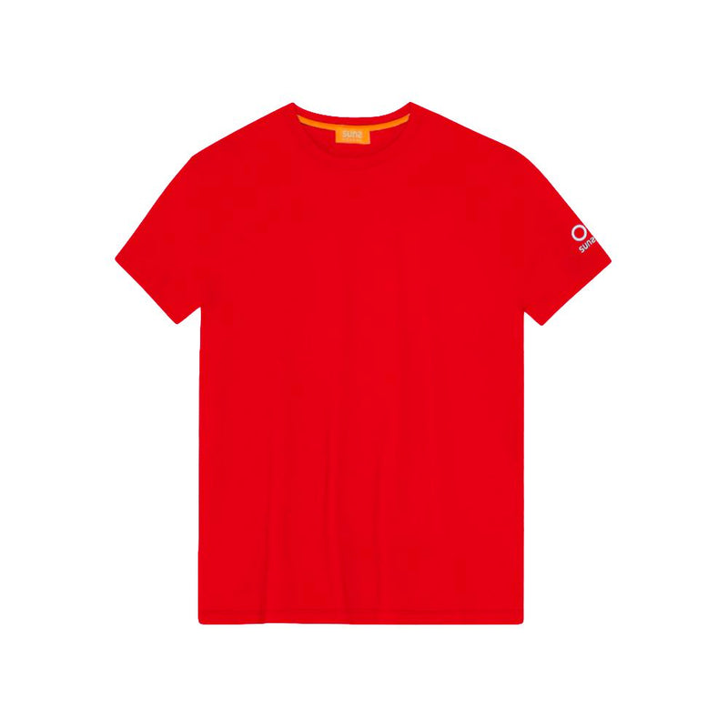 Red Nylon T-Shirt Suns