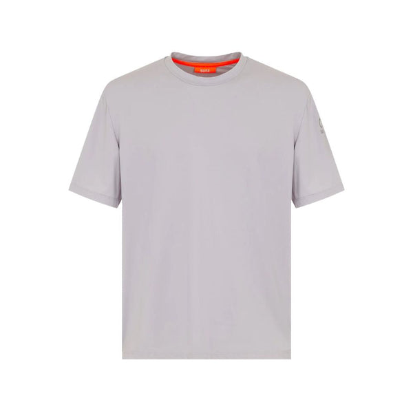 Gray Nylon T-Shirt Suns