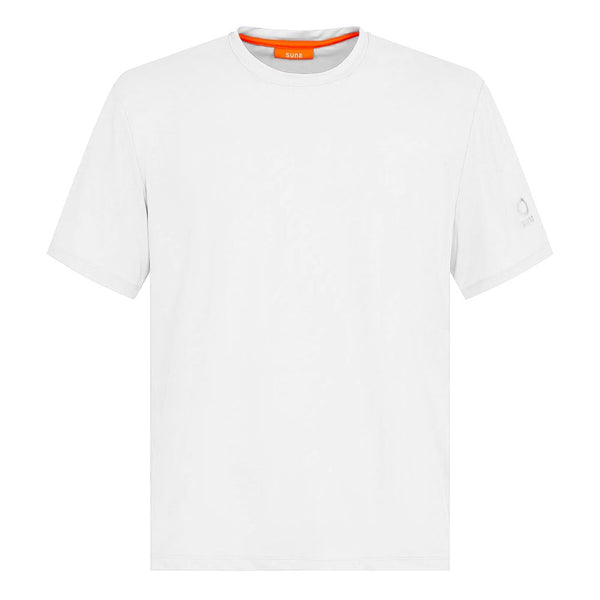 White Nylon T-Shirt Suns