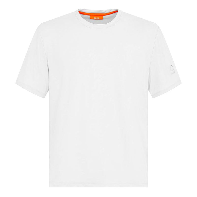 White Nylon T-Shirt Suns