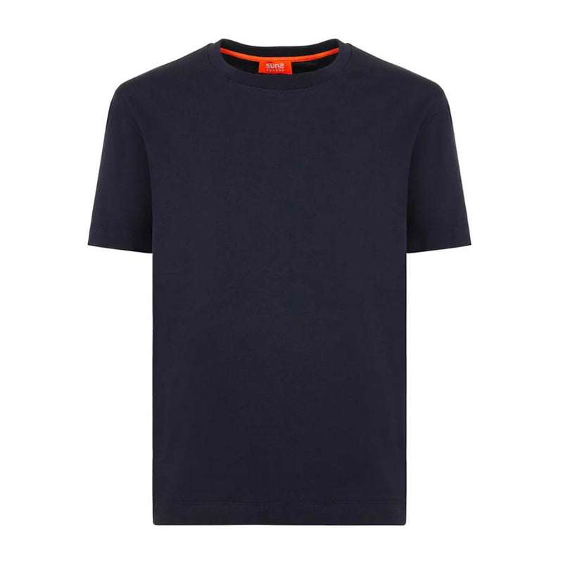 Blue Cotton T-Shirt Suns
