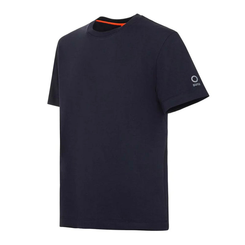 Blue Cotton T-Shirt Suns
