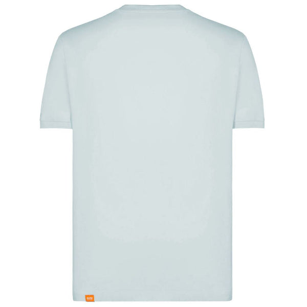 Gray Cotton T-Shirt Suns