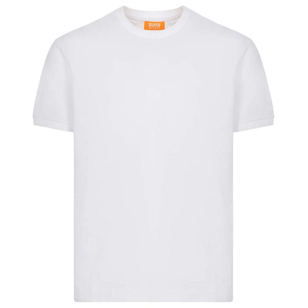 White Cotton T-Shirt Suns