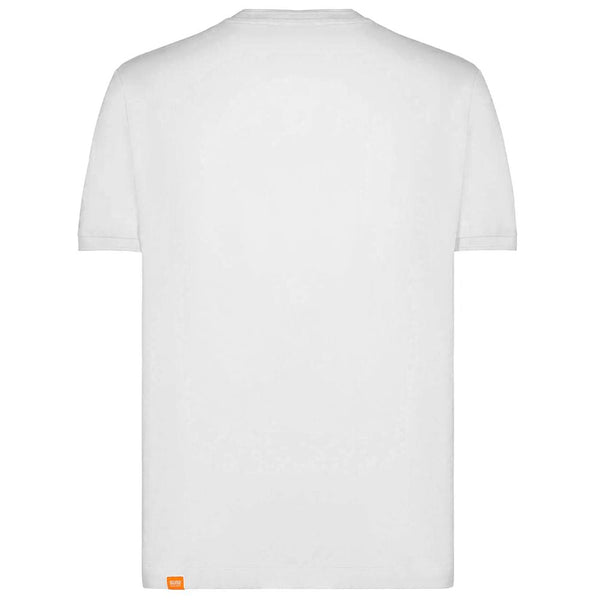 White Cotton T-Shirt Suns