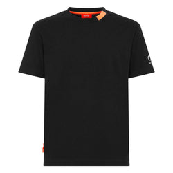 Black Cotton Men T-Shirt Suns