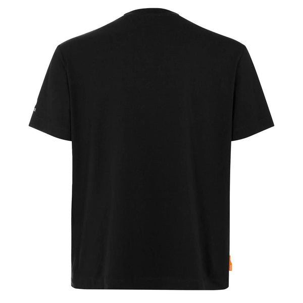 Black Cotton Men T-Shirt Suns
