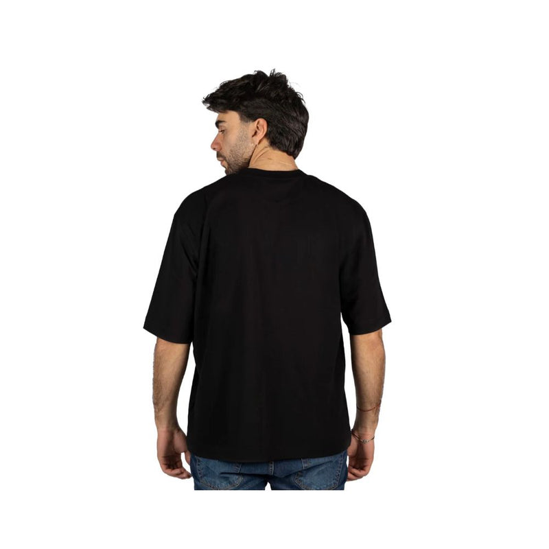 Black Cotton T-Shirt Alpha Studio
