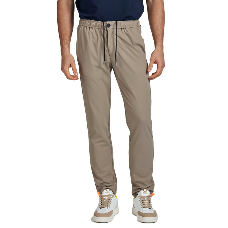 Beige Nylon Jeans & Pant Suns
