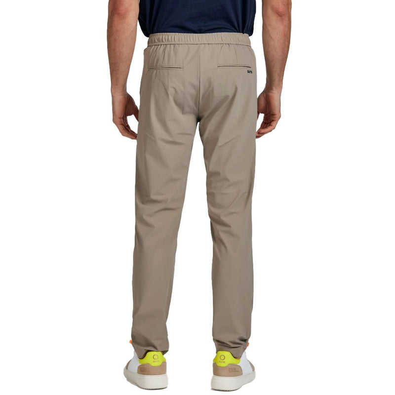 Beige Nylon Jeans & Pant Suns