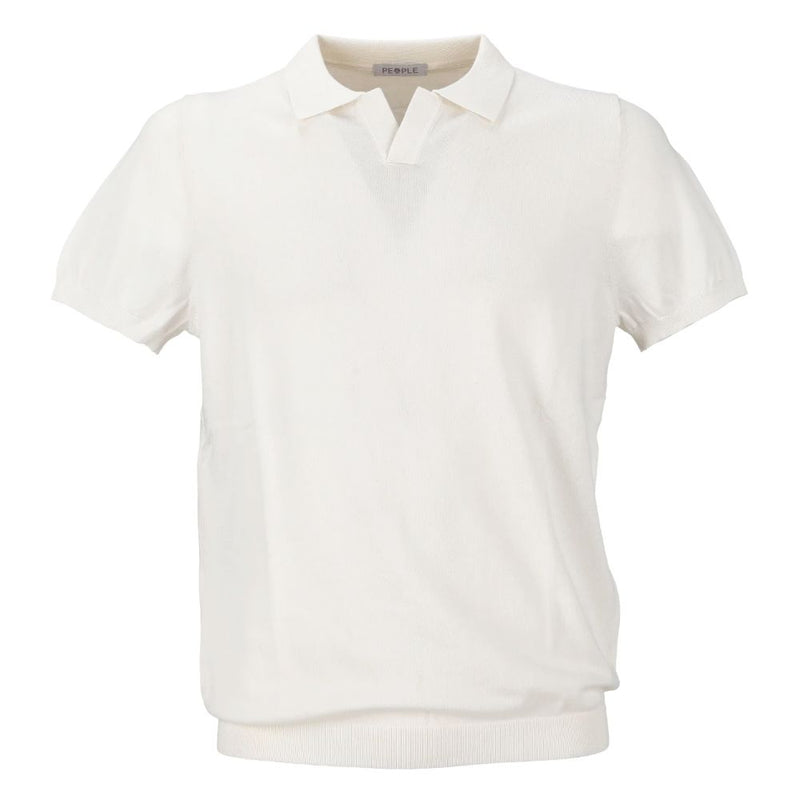 White Cotton Polo Shirt People Of Shibuya