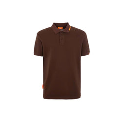 Brown Cotton Polo Shirt Suns