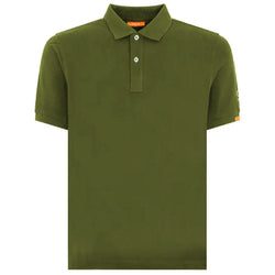 Green Cotton Polo Shirt Suns