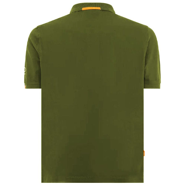 Green Cotton Polo Shirt Suns