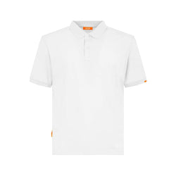 White Cotton Polo Shirt Suns