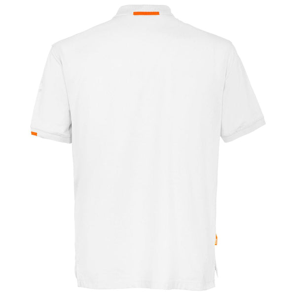 White Cotton Polo Shirt Suns