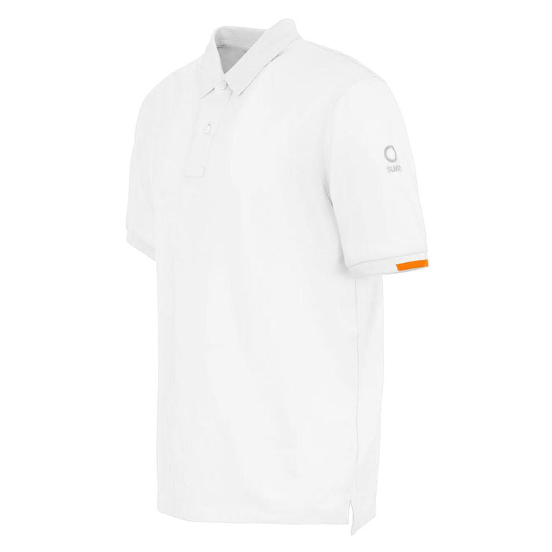 White Cotton Polo Shirt Suns