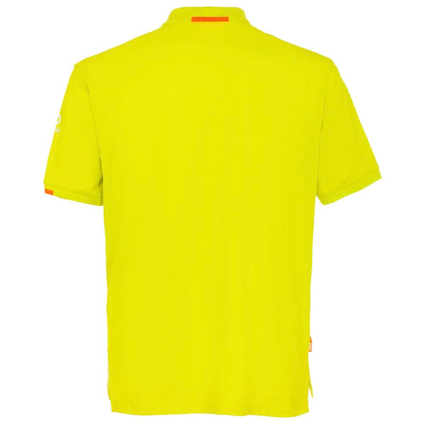 Yellow Cotton Polo Shirt Suns