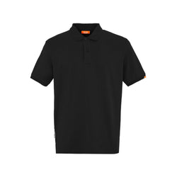 Black Cotton Polo Shirt Suns