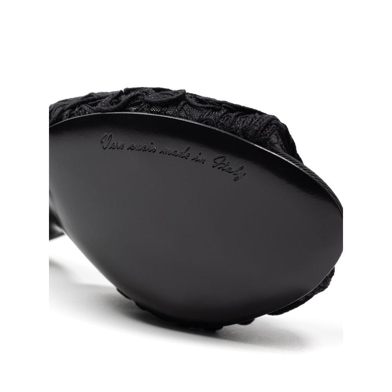 Black Cotton Sandal Dolce & Gabbana