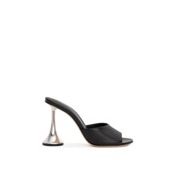 Black Leather Sandal Coperni