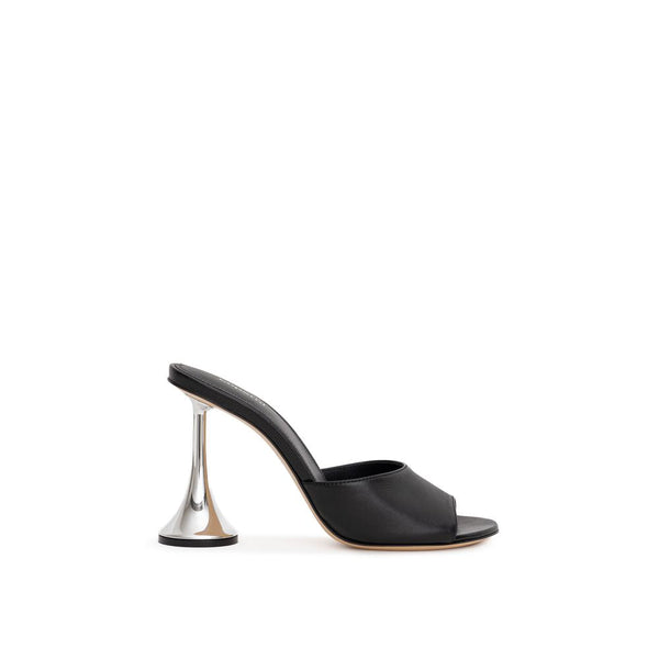 Black Leather Sandal Coperni