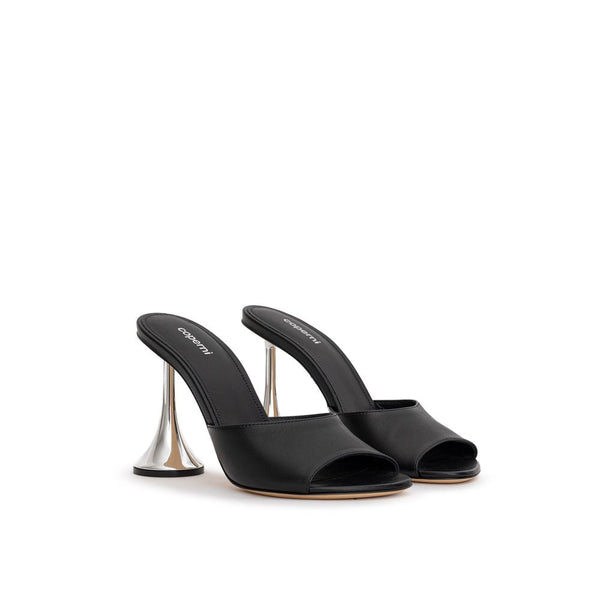 Black Leather Sandal Coperni