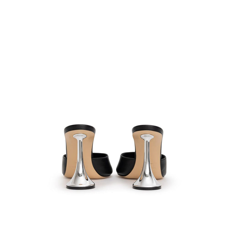 Black Leather Sandal Coperni