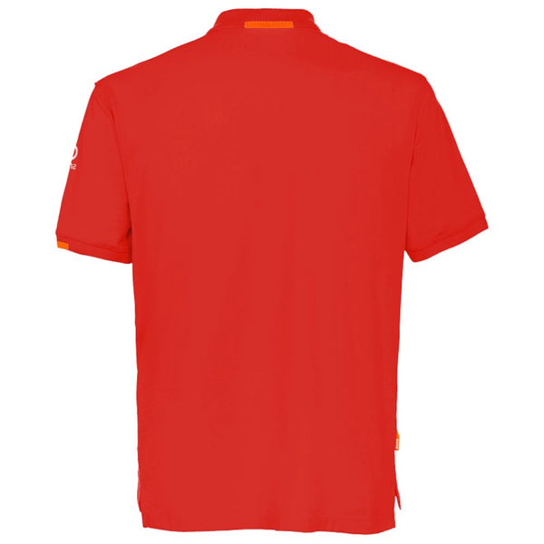 Red Cotton Polo Shirt Suns
