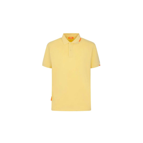 Yellow Cotton Polo Shirt Suns