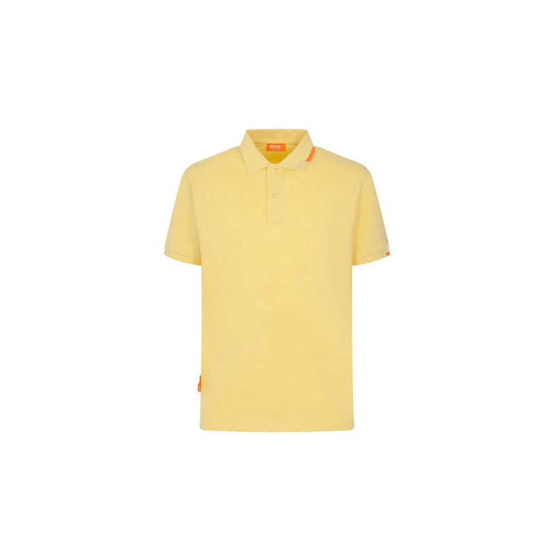 Yellow Cotton Polo Shirt Suns