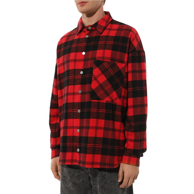 Red Cotton Jacket Diego Venturino