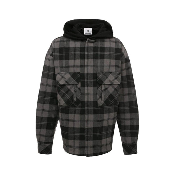 Gray Cotton Jacket Diego Venturino
