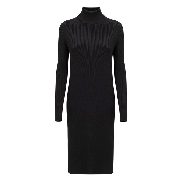 Black Wool Dress Bottega Veneta