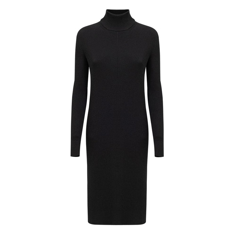 Black Wool Dress Bottega Veneta