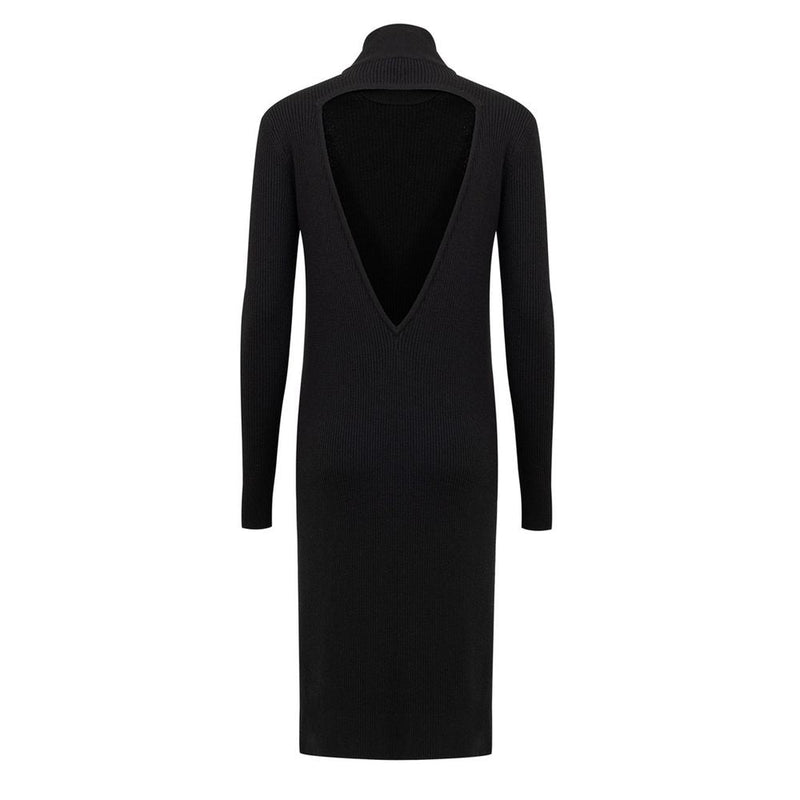 Black Wool Dress Bottega Veneta