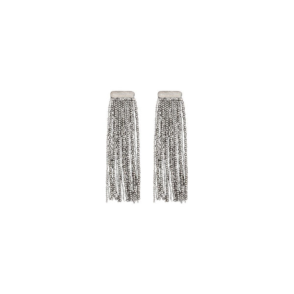 Glass and silver Earrings Brunello Cucinelli