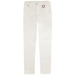 White Cotton Jeans & Pant Tramarossa