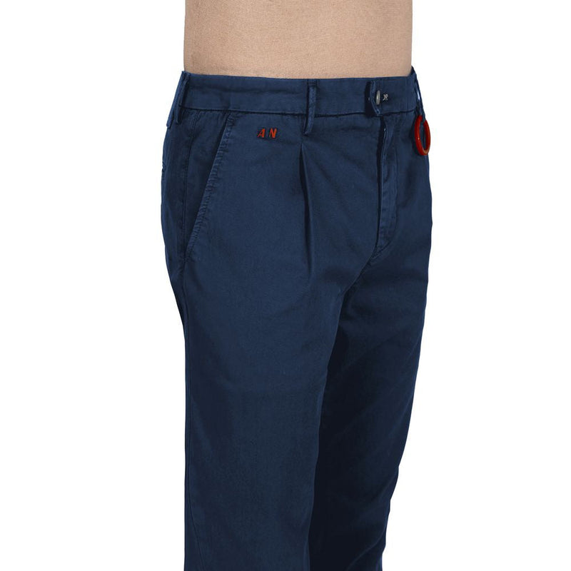 Blue Cotton Jeans & Pant Tramarossa