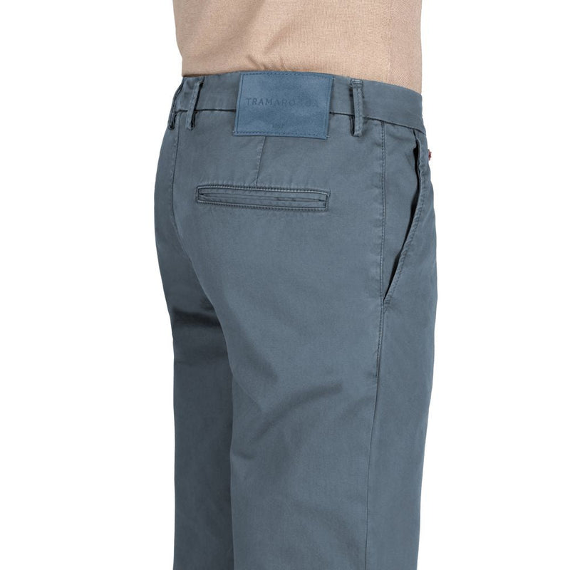 Light Blue Cotton Jeans & Pant Tramarossa