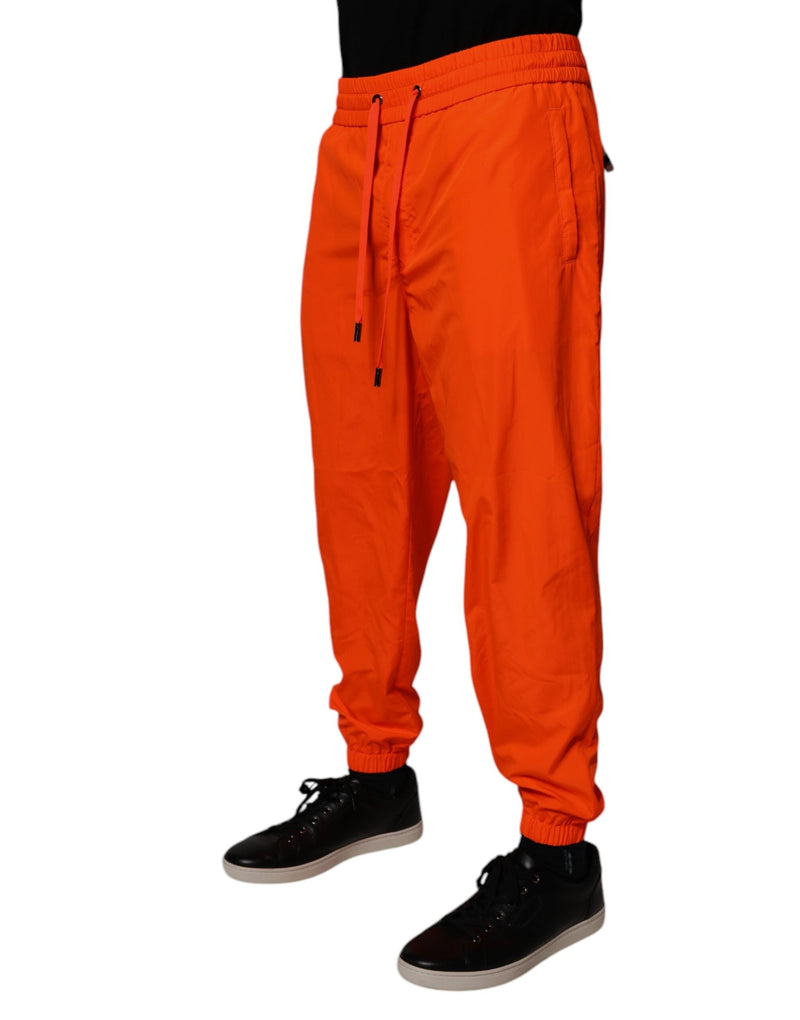Orange Polyester Men Jogger Sweatpants Pants Dolce & Gabbana