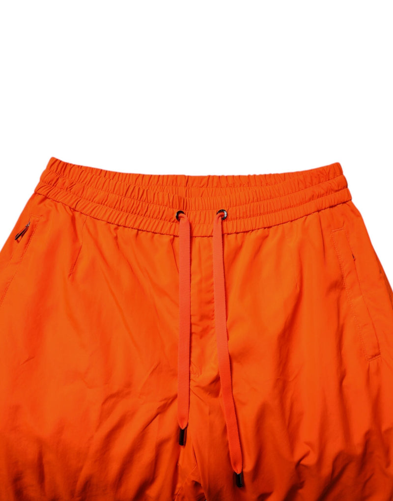 Orange Polyester Men Jogger Sweatpants Pants Dolce & Gabbana